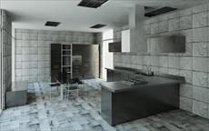 پروژه رویت طراحی داخلی آشپزخانه